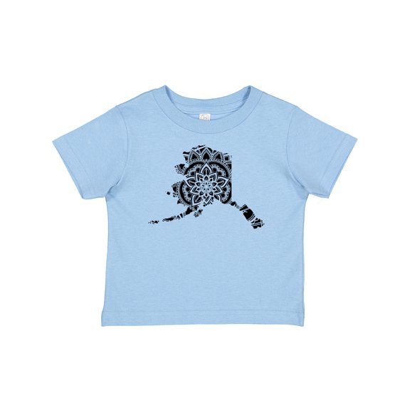 Inktastic Alaska Silhouette Mandala Boys or Girls Baby T-Shirt