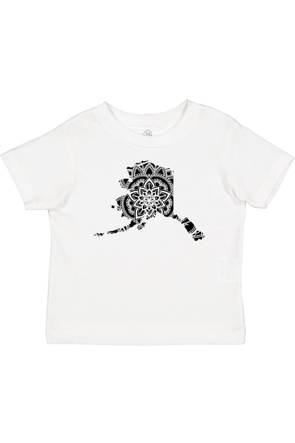 Alaska Silhouette Mandala Boys or Girls Baby T-Shirt