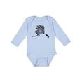 thumbnail image 1 of Inktastic Alaska Silhouette Mandala Boys or Girls Long Sleeve Baby Bodysuit, 1 of 5