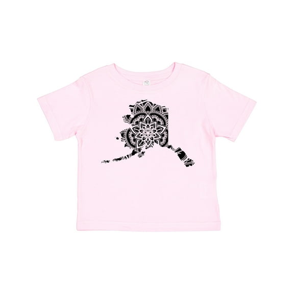 Inktastic Alaska Silhouette Mandala Boys or Girls Toddler T-Shirt