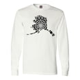 thumbnail image 1 of Inktastic Alaska Silhouette Mandala Long Sleeve T-Shirt, 1 of 5