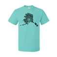 thumbnail image 1 of Inktastic Alaska Silhouette Mandala T-Shirt, 1 of 5