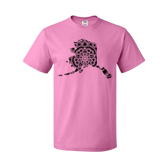 Inktastic Alaska Silhouette Mandala T-Shirt