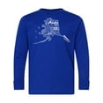 thumbnail image 1 of Inktastic Alaska Word Salad State Outline Long Sleeve Youth T-Shirt, 1 of 5
