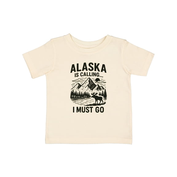 Inktastic Alaska is Calling Adventure Nature Lover Graphic Boys or Girls Baby T-Shirt