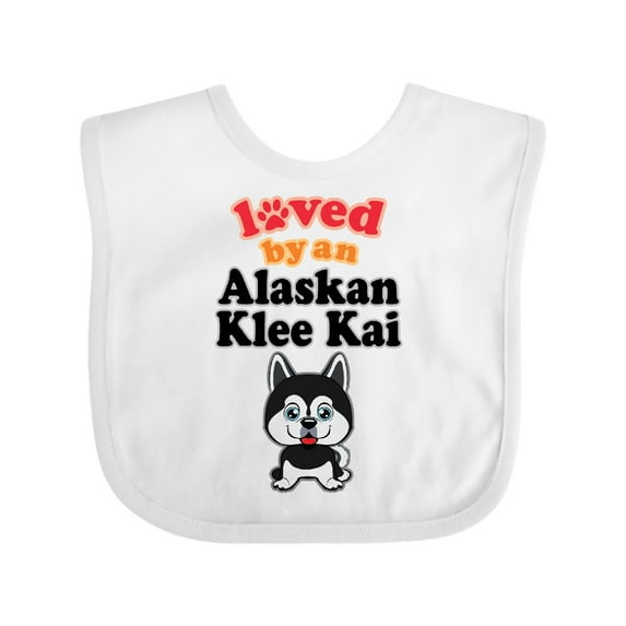 Inktastic Alaskan Klee Kai Dog Boys or Girls Baby Bib