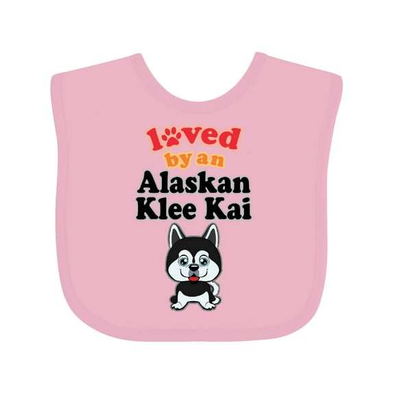 Inktastic Alaskan Klee Kai Dog Boys or Girls Baby Bib