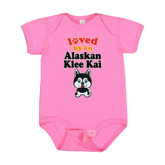 Inktastic Alaskan Klee Kai Dog Boys or Girls Baby Bodysuit