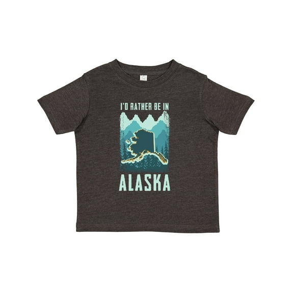Inktastic Alaskan Rather Be in Alaska Boys or Girls Toddler T-Shirt
