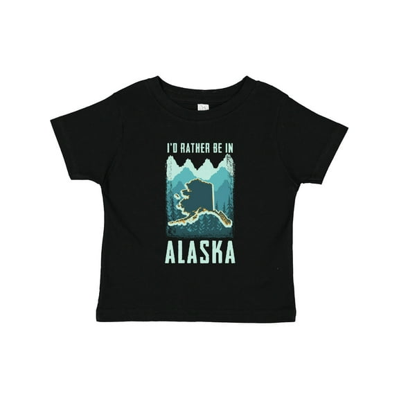 Inktastic Alaskan Rather Be in Alaska Boys or Girls Toddler T-Shirt
