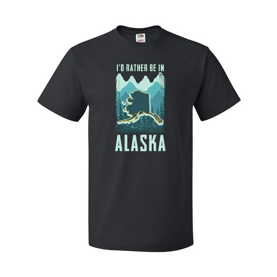 Inktastic Alaskan Rather Be in Alaska T-Shirt