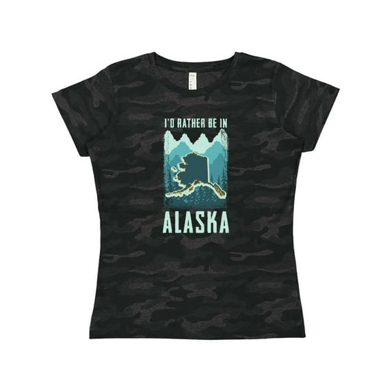 Inktastic Alaskan Rather Be in Alaska Women's T-Shirt