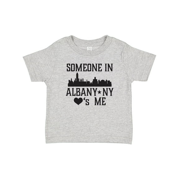 Inktastic Albany New York Skyline Someone Loves Me Boys or Girls Baby T-Shirt