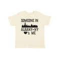 thumbnail image 1 of Inktastic Albany New York Skyline Someone Loves Me Boys or Girls Toddler T-Shirt, 1 of 5