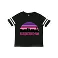 thumbnail image 1 of Inktastic Albuquerque New Mexico Retro Sunset Skyline Girls Toddler T-Shirt, 1 of 5