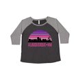 thumbnail image 1 of Inktastic Albuquerque New Mexico Retro Sunset Skyline Women's Plus Size T-Shirt, 1 of 5