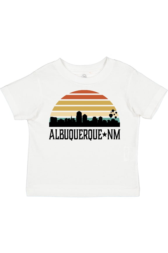 Albuquerque New Mexico Skyline Boys or Girls Toddler T-Shirt