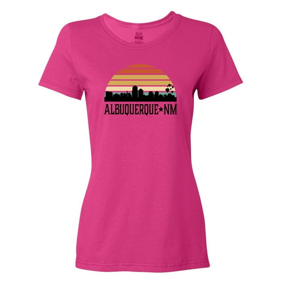Inktastic Albuquerque New Mexico Skyline Women's T-Shirt