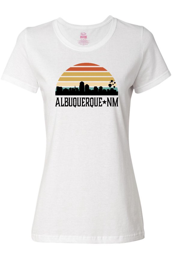 Albuquerque New Mexico Skyline Women's T-Shirt
