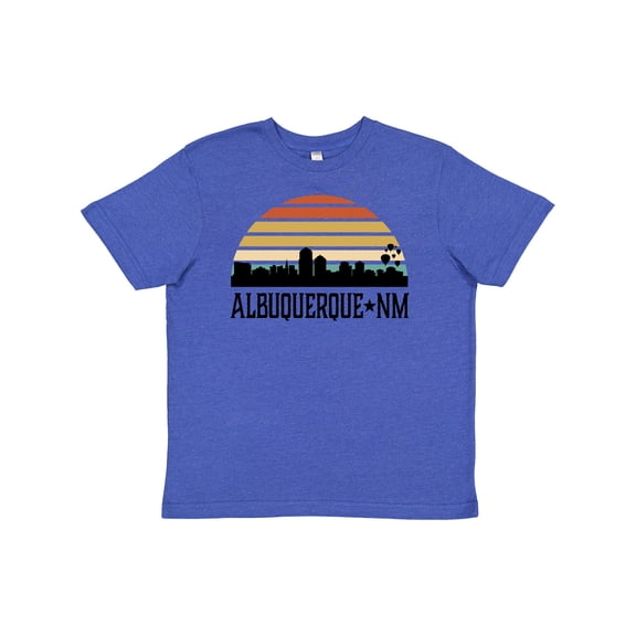 Inktastic Albuquerque New Mexico Skyline Youth T-Shirt