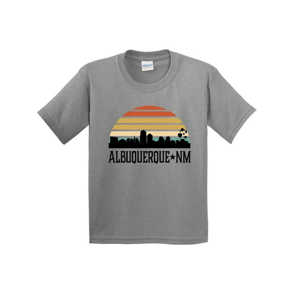 Inktastic Albuquerque New Mexico Skyline Youth T-Shirt