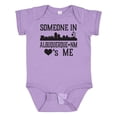 thumbnail image 1 of Inktastic Albuquerque New Mexico Someone Loves Me Skyline Boys or Girls Baby Bodysuit, 1 of 5