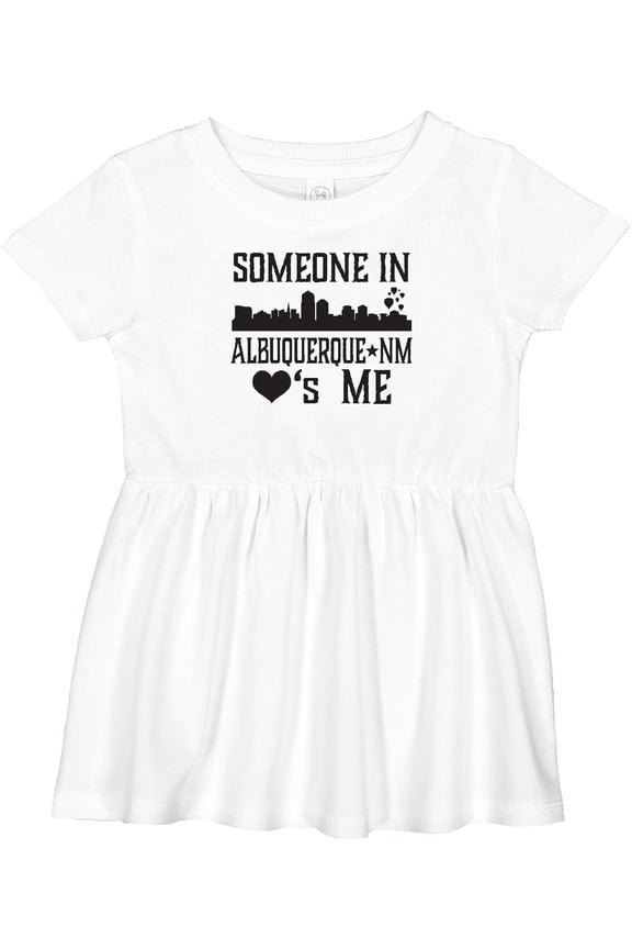 Albuquerque New Mexico Someone Loves Me Skyline Girls Baby Dress