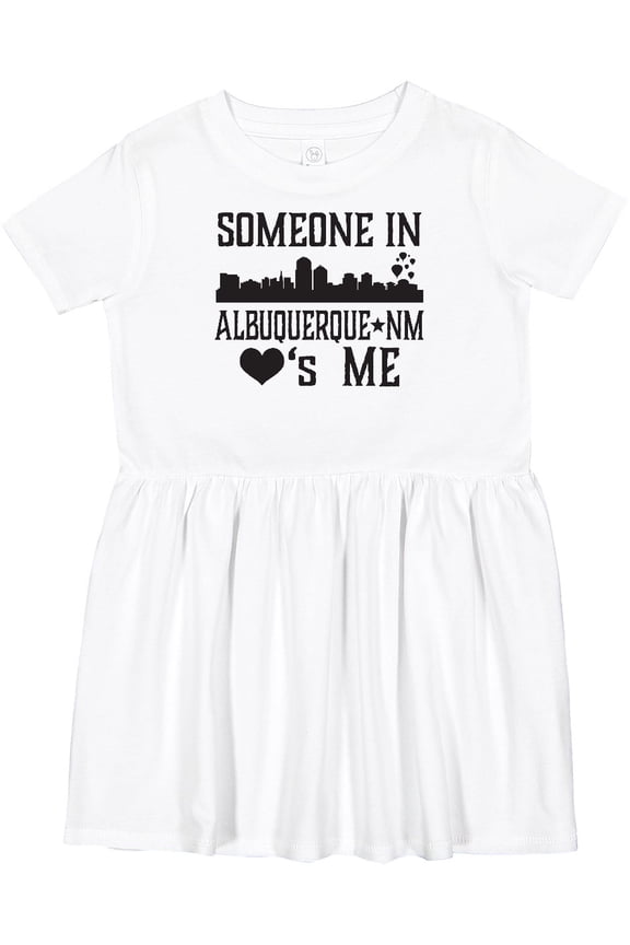 Albuquerque New Mexico Someone Loves Me Skyline Girls Toddler Dress