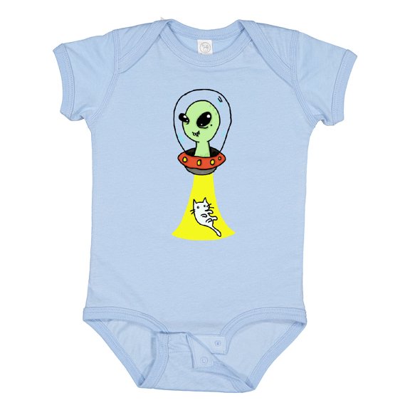 Inktastic Alien Abduction Boys or Girls Baby Bodysuit