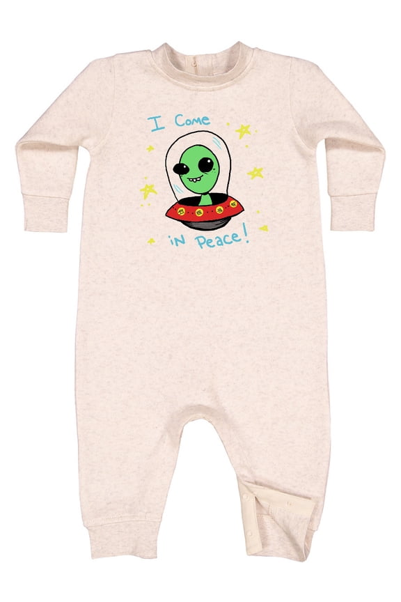 Alien Baby Fleece Romper