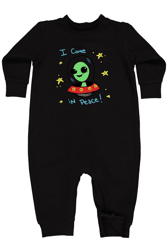 Alien Baby Fleece Romper