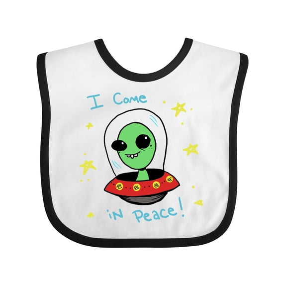 Inktastic Alien Boys or Girls Baby Bib