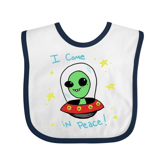 Inktastic Alien Boys or Girls Baby Bib