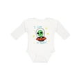 thumbnail image 1 of Inktastic Alien Boys or Girls Long Sleeve Baby Bodysuit, 1 of 5