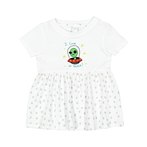 Inktastic Alien Girls Baby Dress
