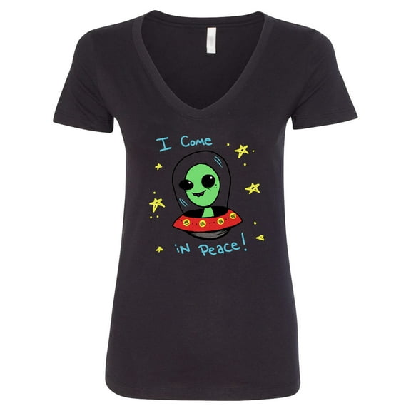 Inktastic Alien Women's V-Neck T-Shirt