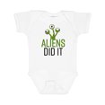 thumbnail image 1 of Inktastic Aliens DId It Boys or Girls Baby Bodysuit, 1 of 5