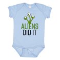 thumbnail image 1 of Inktastic Aliens DId It Boys or Girls Baby Bodysuit, 1 of 5