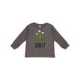 thumbnail image 1 of Inktastic Aliens DId It Boys or Girls Long Sleeve Toddler T-Shirt, 1 of 5