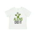 thumbnail image 1 of Inktastic Aliens DId It Boys or Girls Toddler T-Shirt, 1 of 5