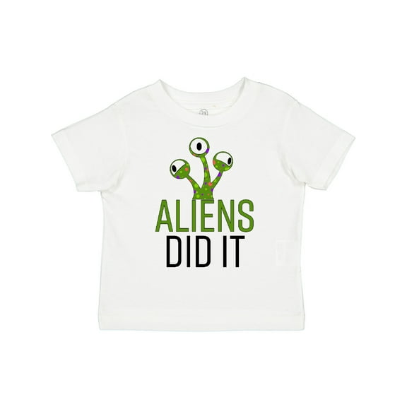 Inktastic Aliens DId It Boys or Girls Toddler T-Shirt
