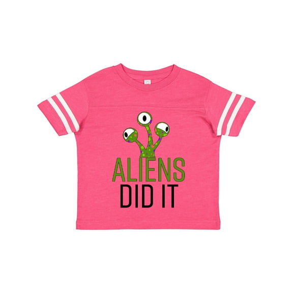 Inktastic Aliens DId It Boys or Girls Toddler T-Shirt