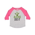 thumbnail image 1 of Inktastic Aliens DId It Boys or Girls Toddler T-Shirt, 1 of 5