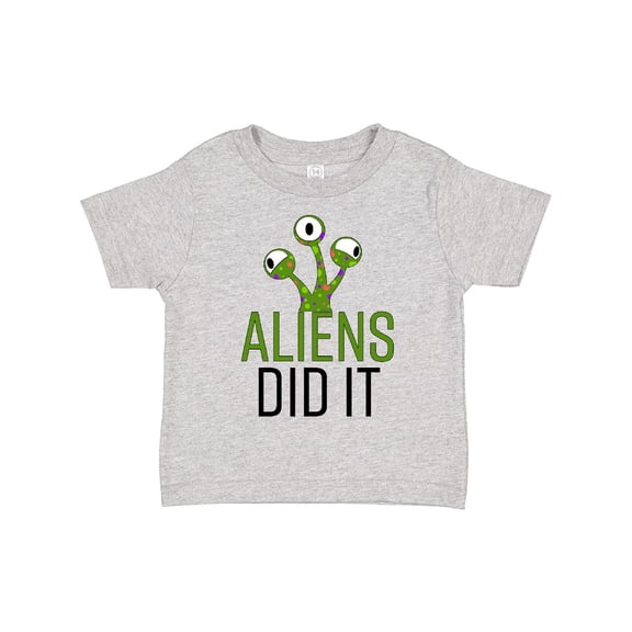 Inktastic Aliens DId It Boys or Girls Toddler T-Shirt
