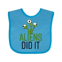 Inktastic Aliens Did It Boys or Girls Baby Bib