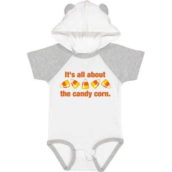 Inktastic All About The Candy Corn Boys or Girls Baby Bodysuit