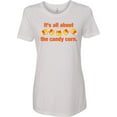 thumbnail image 1 of Inktastic All About the Candy Corn Women's T-Shirt, 1 of 5