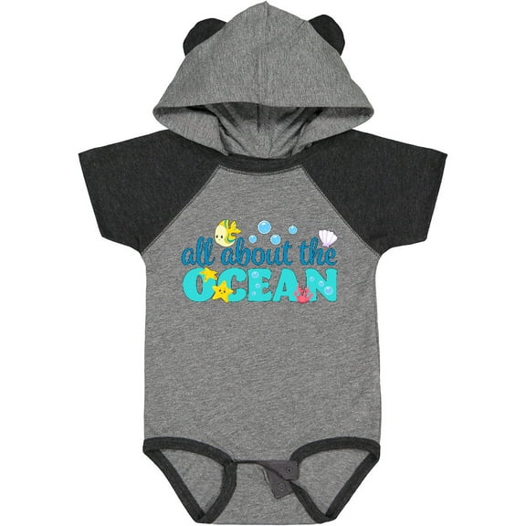 Inktastic All About the Ocean Boys or Girls Baby Bodysuit