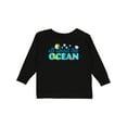 thumbnail image 1 of Inktastic All About the Ocean Boys or Girls Long Sleeve Toddler T-Shirt, 1 of 5