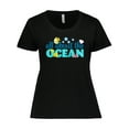 thumbnail image 1 of Inktastic All About the Ocean Women's Plus Size T-Shirt, 1 of 5